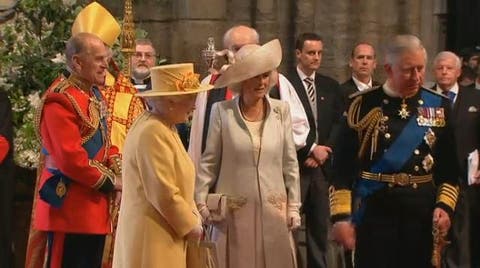 Royal Wedding -La Regina Elisabetta a Westminster Abbey 2