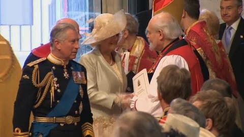 Royal Wedding: il Principe Carlo e Camilla al matrimonio di William e Kate Middleton