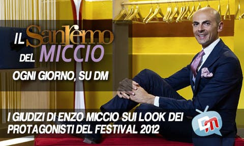 Enzo Miccio - Festival di Sanremo 2012 - Davidemaggio.it