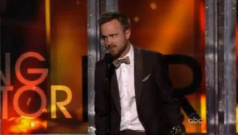Emmy Awards 2012 Aaron Paul 2