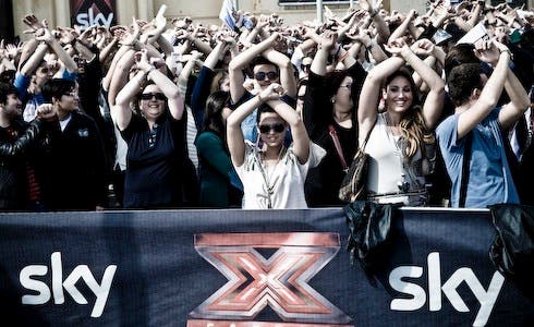 X Factor su Cielo