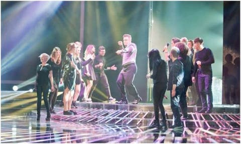 Robbie Williams e i talenti di X Factor 6