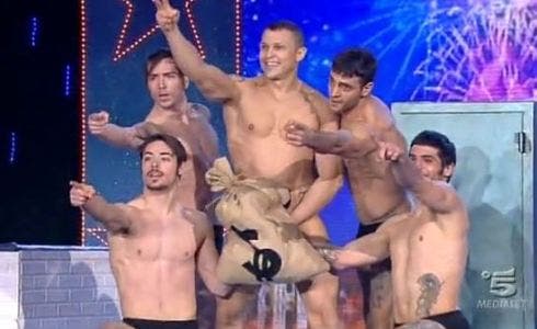 Full Jumpersi nudi, Italia's got talent