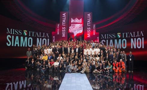 Lo staff di Miss italia 2013