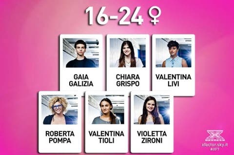 X Factor 7 - Categoria Under Donna