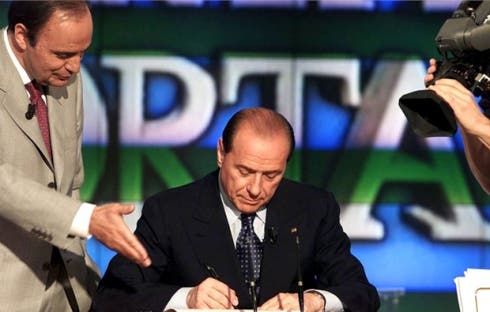 Vespa, Berlusconi, Contratto con gli italiani 2001