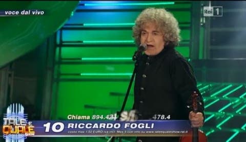 Tale e Quale Show 3 - Riccardo Fogli imita Angelo Branduardi