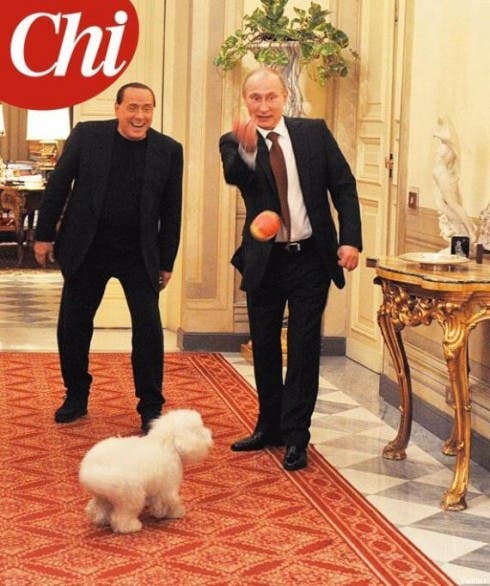 Berlusconi, Putin e Dudù