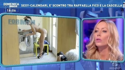 Karina Cascella parla del calendario artistico di Raffaella Fico