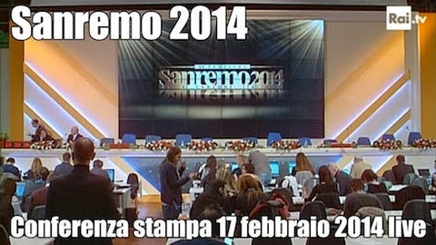 Sanremo 2014 - conferenza stampa 17 febbraio