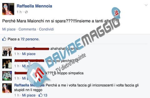 Raffaella Mennoia - Mara Maionchi - Facebook