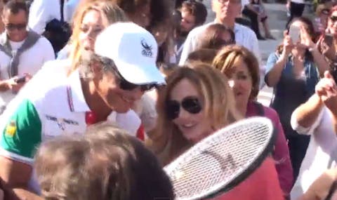 Fiorello e Lorella Cuccarini - Tennis & Friends