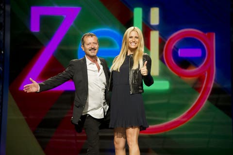 Zelig 2014 - Michelle Hunziker con Rocco Papaleo