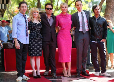 The Big Bang Theory Kaley-Cuoco-Hollywood-Walk-Of-Fame