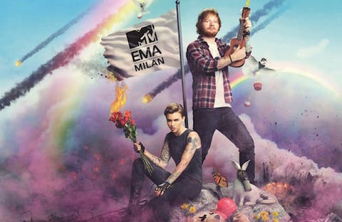 Ed and Ruby - conduttori MTV EMA 2015.