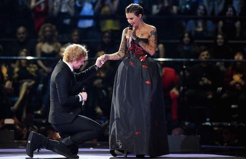 Ed Sheeran e Ruby Rose