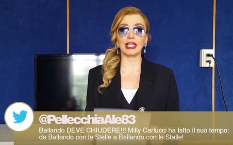 Milly Carlucci sui social