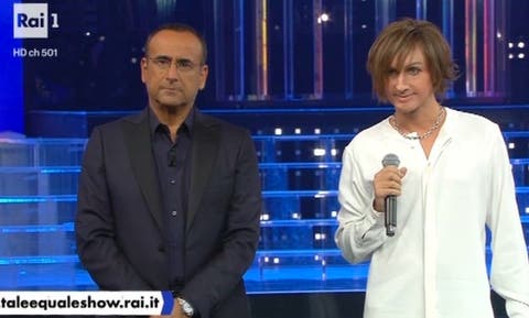 Tale e Quale Show 7 ottobre 2016 - Carlo Conti e Leonardo Fiaschi