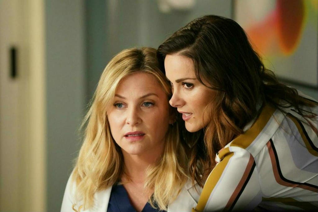 Grey's Anatomy 14 - Jessica Capshaw e Stefania Spampinato