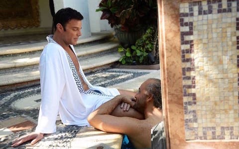 Ricky Martin ed Edgar Ramirez Versace