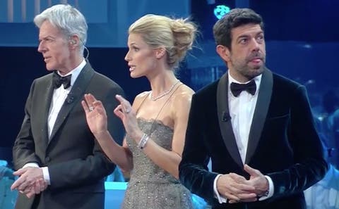 Baglioni, Hunziker e Favino a Sanremo 2018