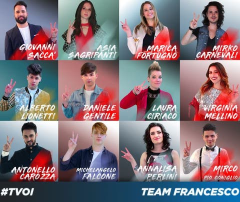 The Voice, Team Francesco