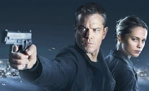 Matt Damon e Alicia Vikander in Jason Bourne