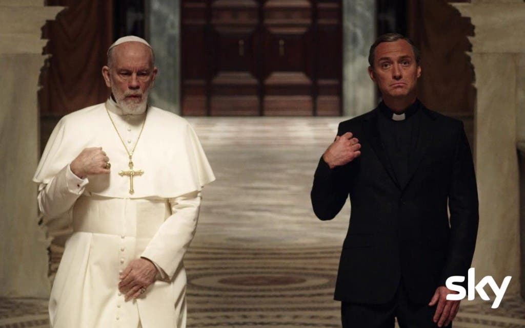 The New Pope - John Malkovich e Jude Law