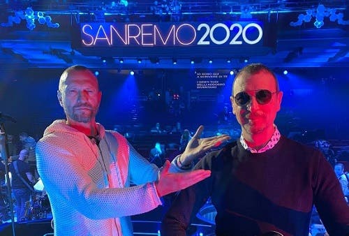 Biagio Antonacci e Amadeus - Sanremo 2020