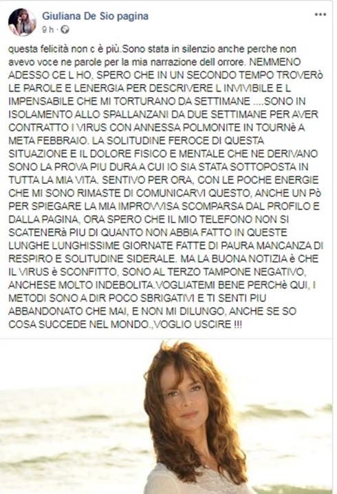 Giuliana De Sio - Facebook