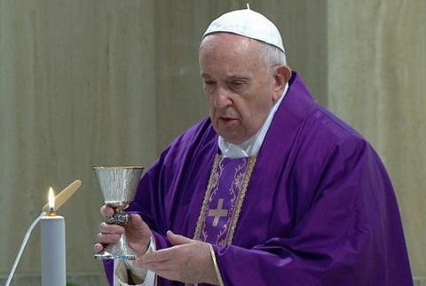 Papa Francesco, Messa a Santa Marta