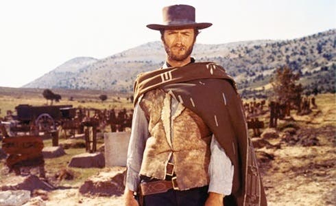 Clint Eastwood in Il buono, il brutto, il cattivo