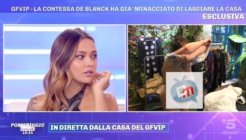 Patrizia De Blanck nuda al GF VIP