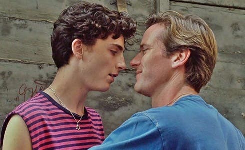 Timothée Chalamet e Armie Hammer in Chiamami col tuo nome