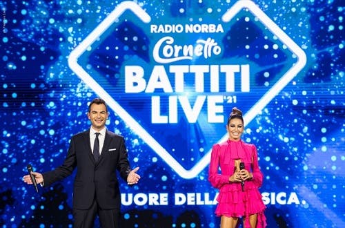 Alan Palmieri ed Elisabetta Gregoraci - Battiti Live 2021