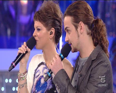 Amici: Valerio Scanu e Alessandra Amoroso nella puntata del 7 Marzo 2010
