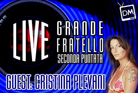 Grande Fratello 10: seconda puntata con Cristina Plevani