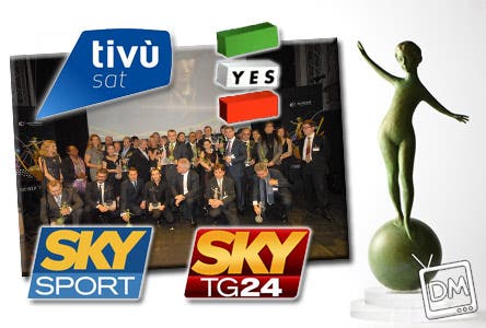 Hot Bird Tv Awards - TivùSat, Yes Italia, Sky Tg 24, Sky Sport 24