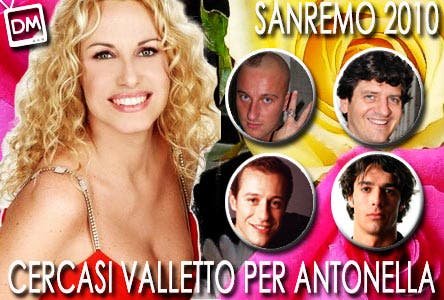 Sanremo 2010 (Antonella Clerici, Dj Francesco, Fabio De Luigi, Stefano Accorsi, Luca Argentero)