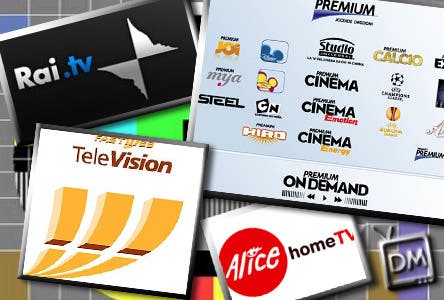Premium on Demand, Fastweb TV, Alice Home TV e Rai.tv